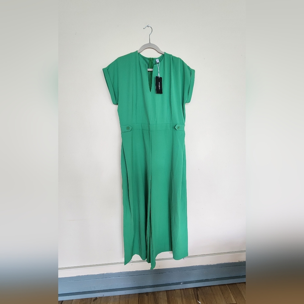 Elegant Green Women's Jumpsuit